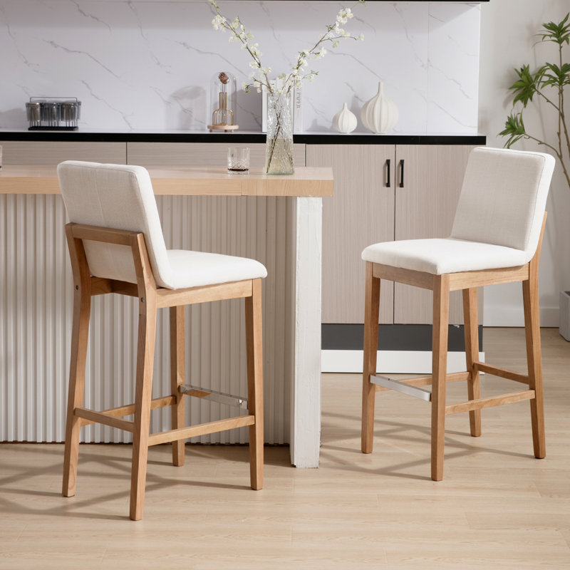 Braschi 30'' Stool, Beige