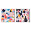 Ciesla - Ensemble de 2 collages carrés à formes abstraites-101858665-101858669