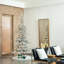 Sapin de Noël pré-éclairé givré Johvan-910065906