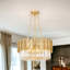 Lustre tambour en cristal 9 lumières Ejvind