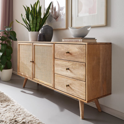 Sighwaldi 140cm Solid Wood Sideboard