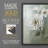 White Fancy II Framed Print - Solid Wood-749081663-749081650