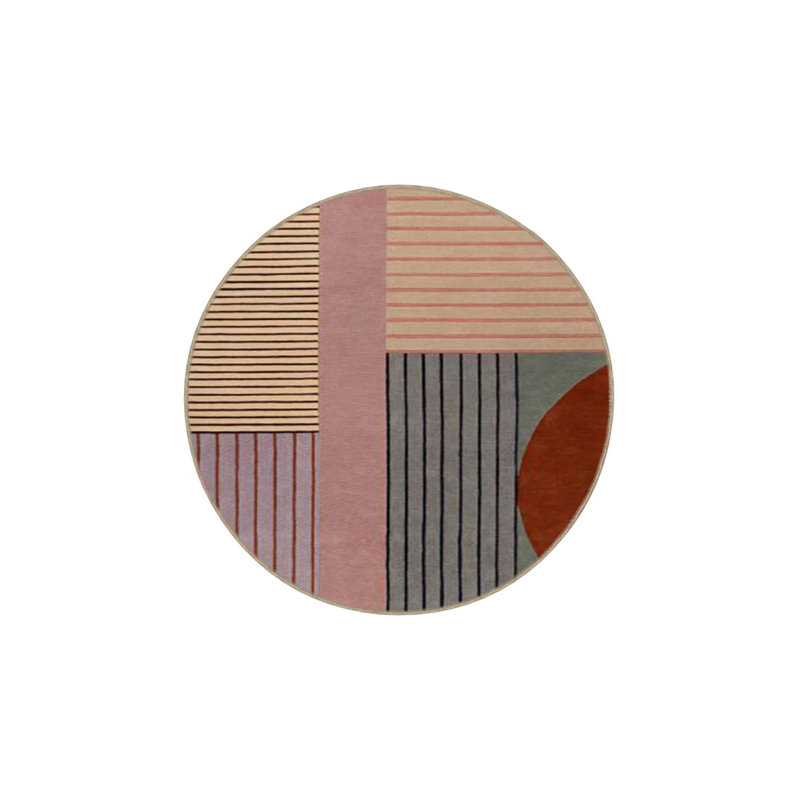 Tapis intérieur / extérieur rose Sorrel, Rectangle 4 pi x 6 pi