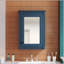 Armoire de rangement murale pour salle de bain avec miroir, tablette réglable et conception peu encombrante pour la salle de bain