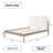 Ardin Solid Wood Bed with Boucle Headboard-698637393-698637392