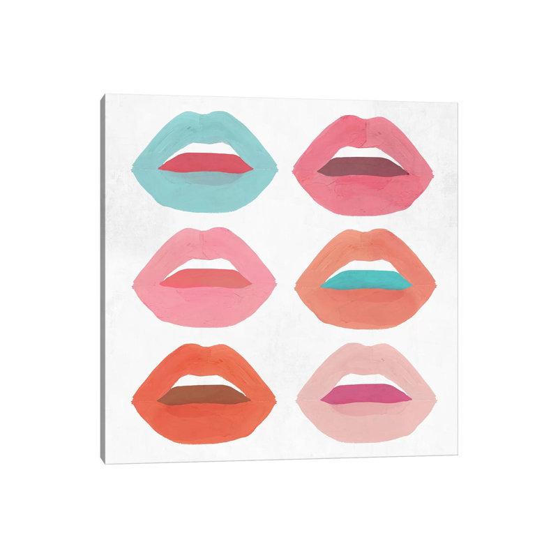 Flaming Lips I 1 Piece Wall Art on Canvas, 93.98 cm H x 93.98 cm W x 1.91 cm D, Wrapped Canvas