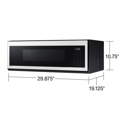 Samsung Bespoke 1.1 cu.ft. Slim Over the Range Microwave with 550CFM