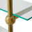 Wall Cabinet Monforte Vintage Brass Finish