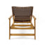 Chaise longue en bois et osier-88503255