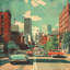 On route - reproduction encadrée mat pour la décoration intérieure | Art-137462227-137462224