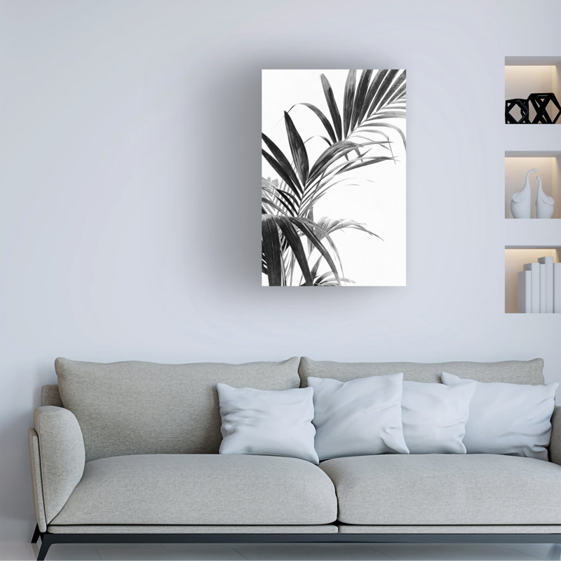 Art sur toile, noir et blanc 03, 12" H x 19" W