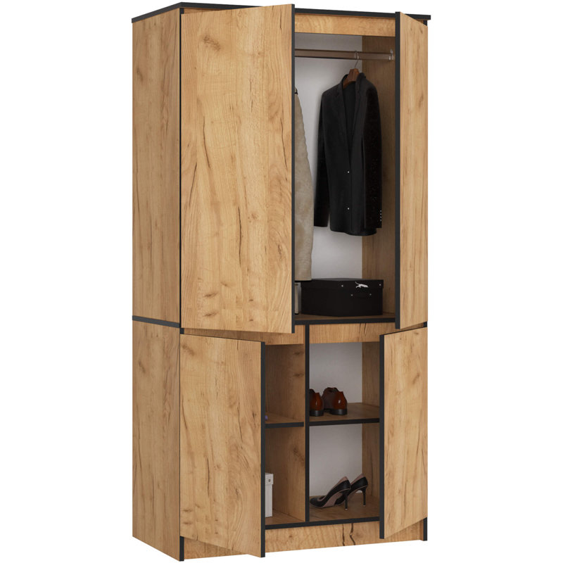 Sintia 4 Door Manufactured Wood Wardrobe
