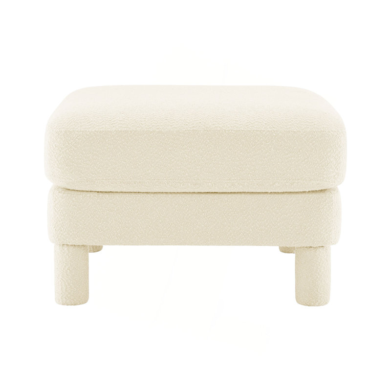 Mignon repose-pieds en polyester (seulement OTTOMAN), Beige