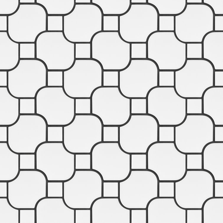 Halibon Random Sized Porcelain Mosaic Wall & Floor Tile
