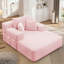 Méridienne avec 3 coussins, canapé-lit convertible avec poche de rangement-572582204