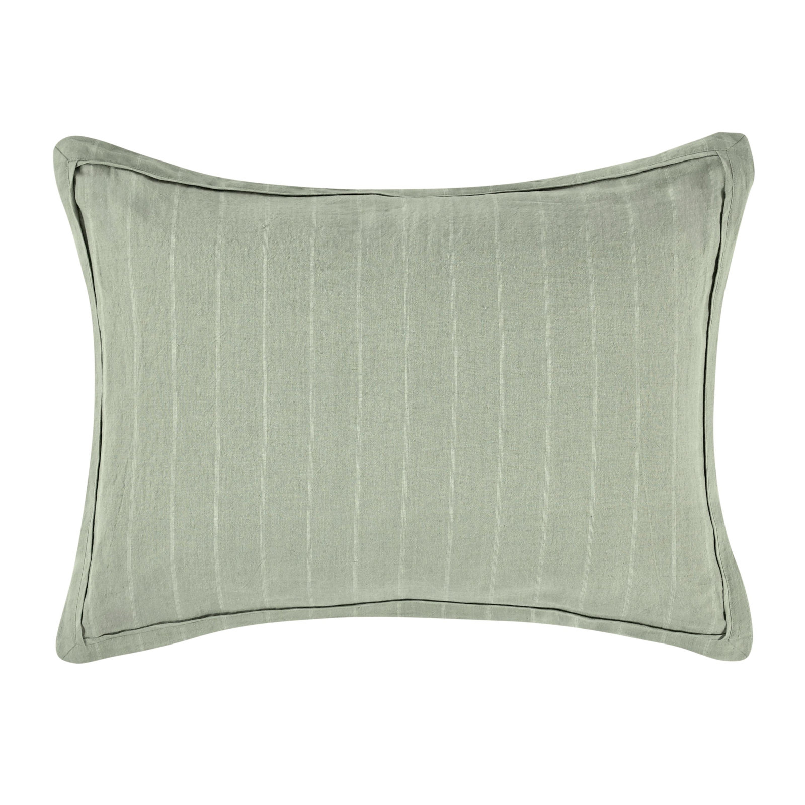 Keegan Linen Shams, Standard Sham, Sage Green