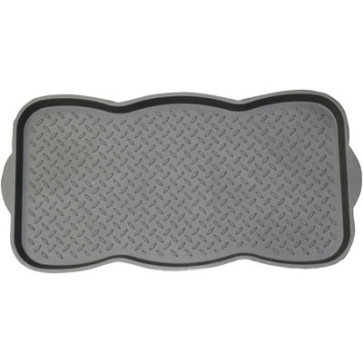 Chet Diamond Utility All Weather Indoor Outdoor Rubber Boot Tray