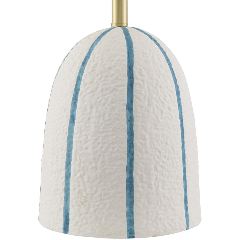 Lampe de table Gwendol, Beige/bleu