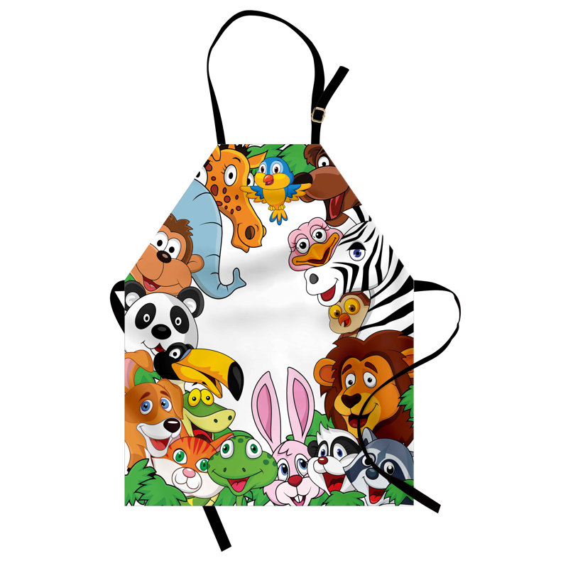 No Pattern Bib Apron