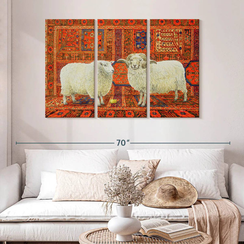 Brampt Persian Wool, 32" H x 50" W