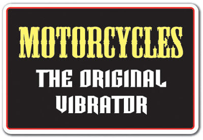 Motorcycles The Original Vibrator Decal