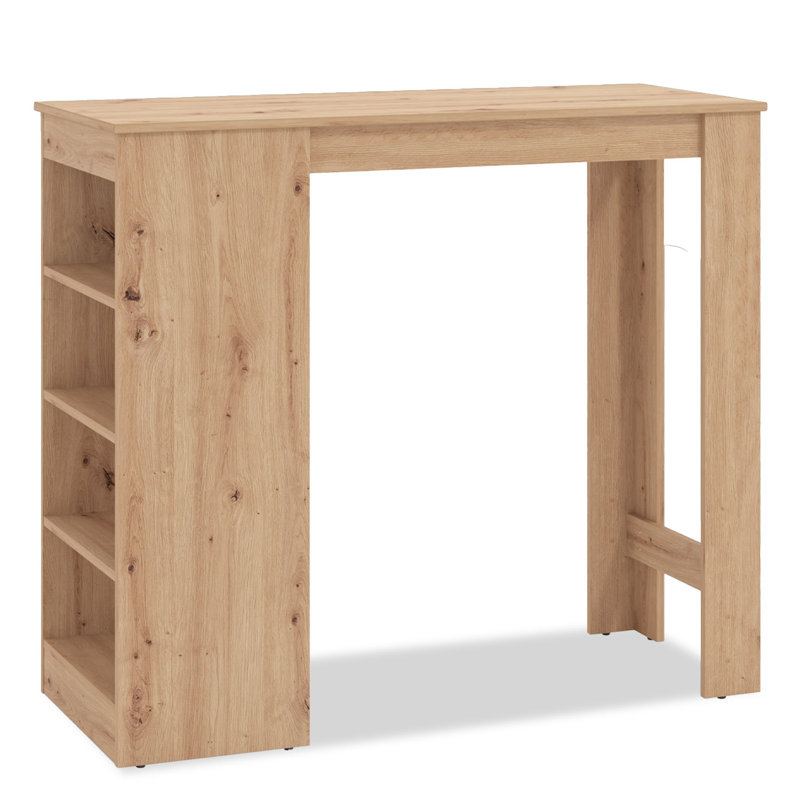Renick Dining Table, Natural Brown