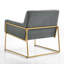 Fauteuil en polyester de 29,5 po Milano-1086208675
