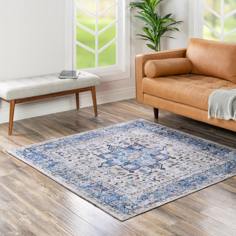 Obehi Oriental Indoor Rug, Square 7'10"