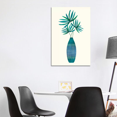 Emerald Flora by Modern Tropical - Wrapped Canvas Print