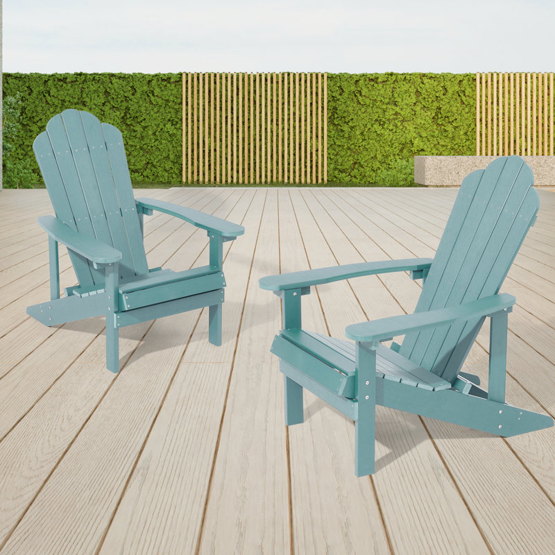 Chaise Adirondack Hatolina, Bleu lac