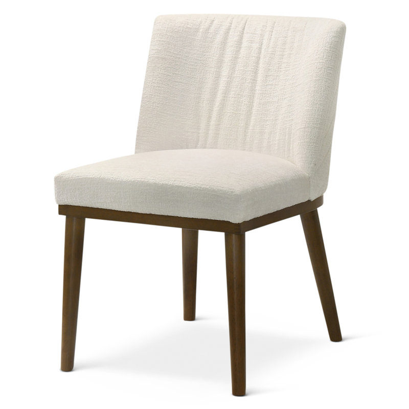 Kela 18.9'' H Fabric Upholstered Side Chair, White