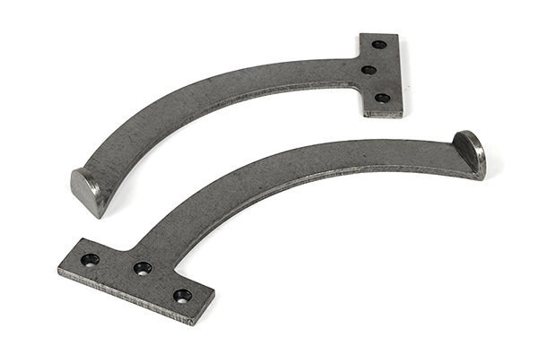 Quadrant Stay (Pair), 22cm H x 7cm W x 0.2cm D, Pewter Patina
