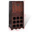 Floor Wine Bottle Rack in Burgundy