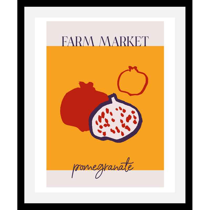 Pomegranate - Single Picture Frame Print, 70cm H x 50cm W