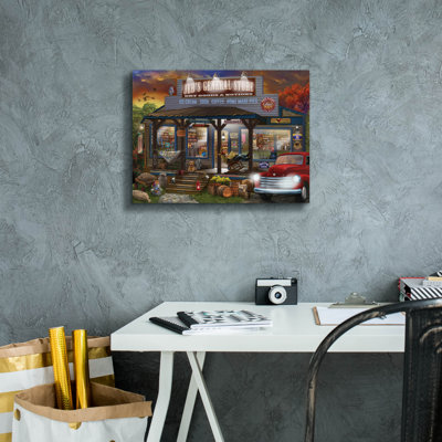 Charlton Home® «Jebs General Store» par Bigelow, illustrations sur toile