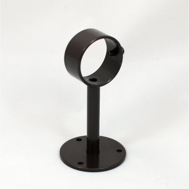 Support de fixation pour rideau Petra, Bronze, H 3,44 po x l 1,375 po x P 1,375 po