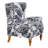 Wingback Accent Chair with Coffee Table