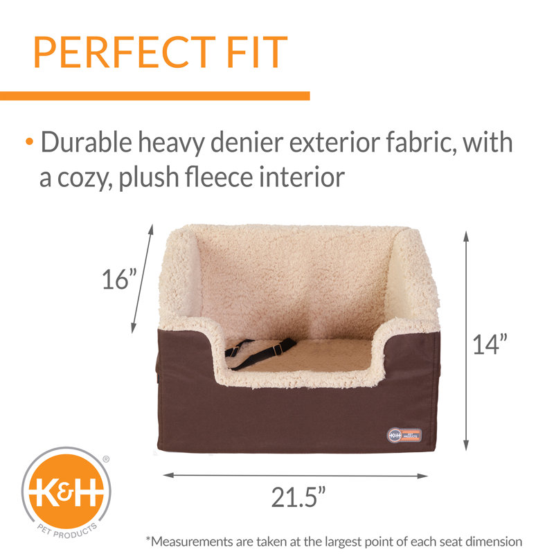 Traversin de siège d'appoint Pet Products, Brun clair