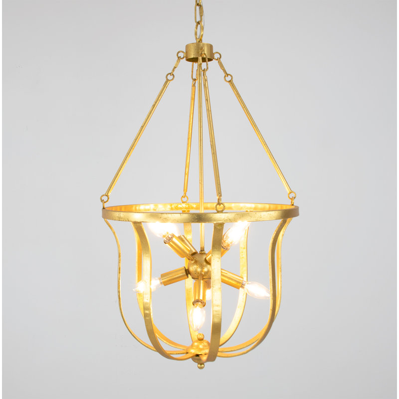 Maxim 8 - Light Chandelier, Gold