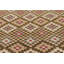 Vintage Turkish Rug, Beige And Brown With Diamond Geometric Pattern – Rug & Kilim