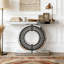 Table console avec miroir et miroir