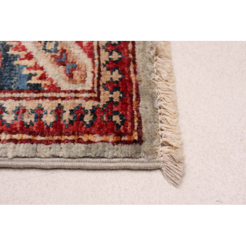 Tapis de couloir gris nouvel âge en laine 2 pi 8 po x 8 pi 2 po Zannie