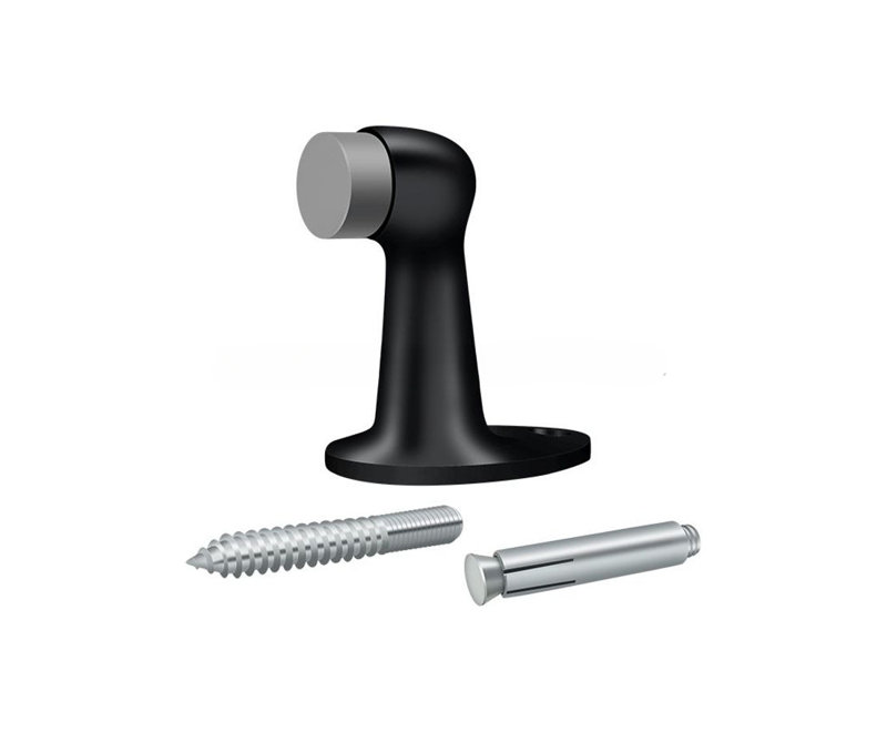 Door Stop, Painted Black