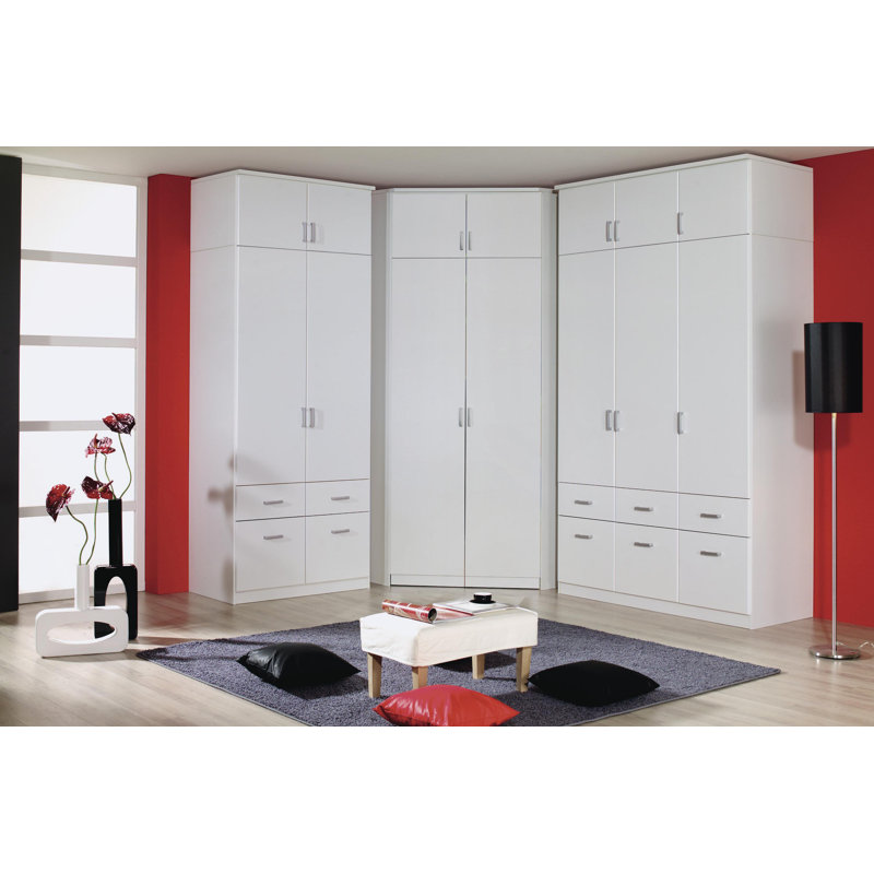 Aromas 91cm Wide Wardrobe Attachment, Alpine White