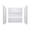 4-Piece Direct-to-Stud Alcove Tub Surround in White