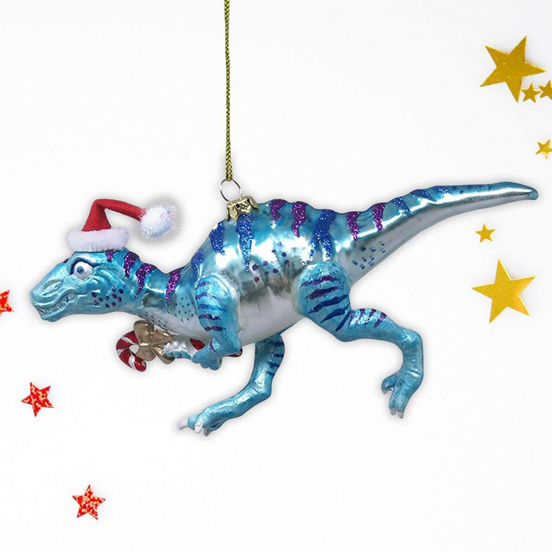 Ornement en verre Herick Dinosaur Raptor