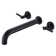 High Flow Rate Extra Long Spout Double Handle Wall Mounted