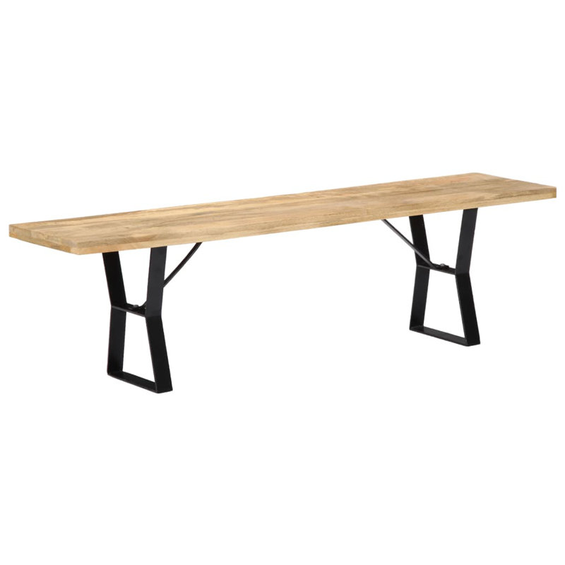 Artrip Solid Wood Bench, H45 x W110 x D40cm