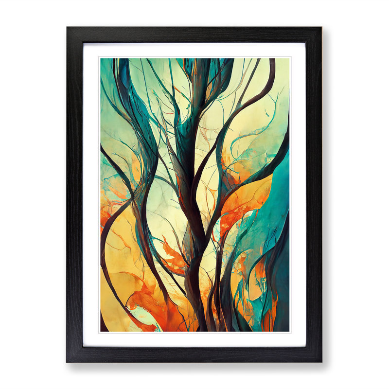 Tree - Framed Print, Black Framed, 64cm H x 46cm W x 2cm D