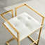 Tabouret de comptoir 27 po Dianna Gold